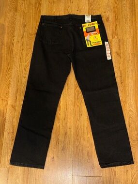 Wrangler Cowboy Cut® Original Fit Shadow Black Jeans 13MWZWK Men’s 38 x 34 Heavy
